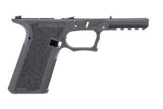 Polymer80 full size stripped frame in grey with ergonomic enhancements
